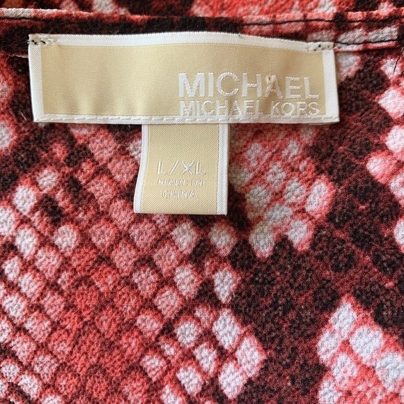 Michael Michael Kors Snake Print Poncho/Blouse - Picture 7 of 8
